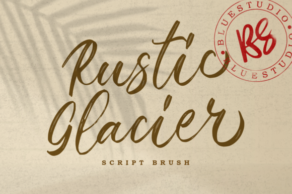 Rustic Glacier Script & Handwritten Font By Bluestudio