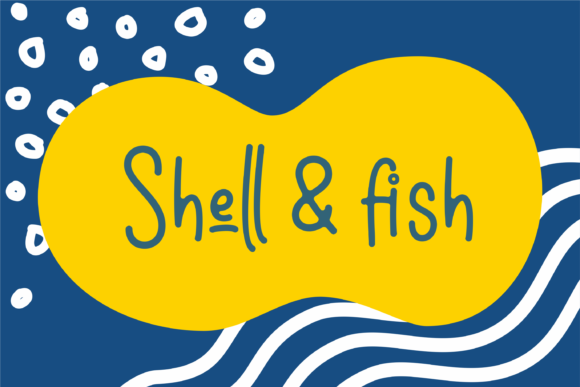 Shell & Fish Script & Handwritten Font By Toko Laris Djaja
