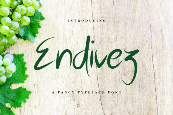Endivez Script & Handwritten Font By risegraph