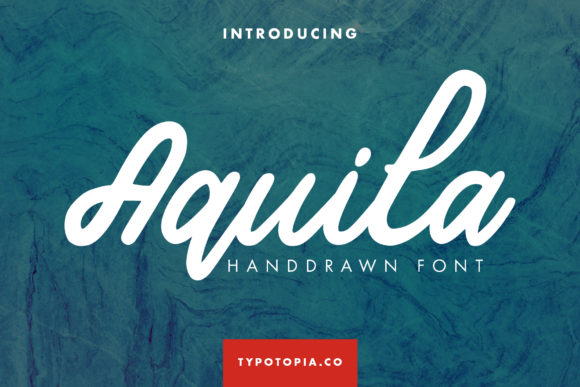 Aquila Script & Handwritten Font By typotopia