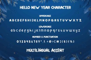 Hello New Year Display Font By Alfinart 3