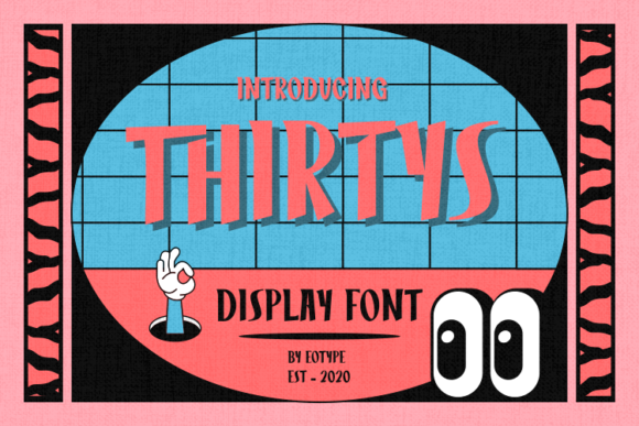 Thirtys Display Font By eotype