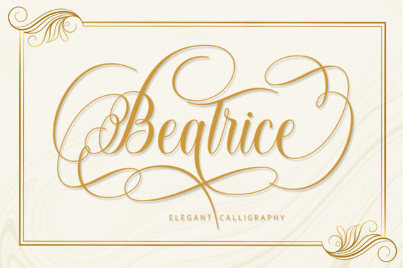 Beatrice Script & Handwritten Font By Black Studio