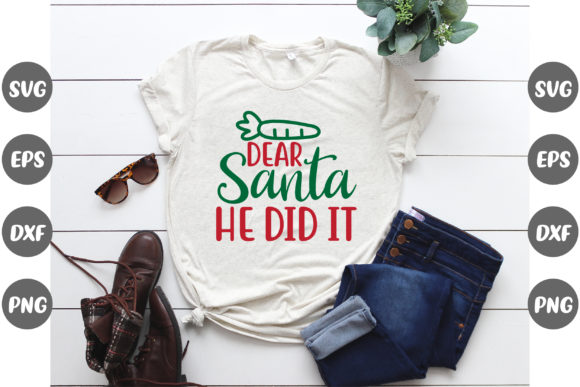 Christmas Design, Dear Santa... Graphic Print Templates By Design Store Bd.Net