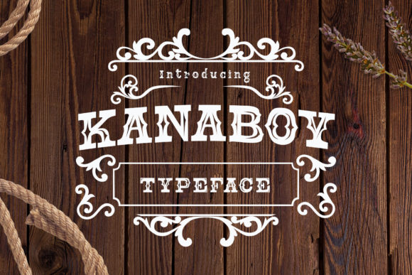 Kanaboy Display Font By Alit Design