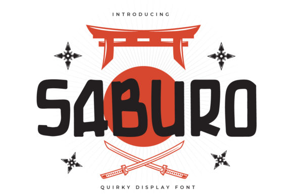 Saburo Display Font By OKEVECTOR