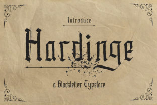 Hardinge Fontes Blackletter Fonte Por TypeFactory 1
