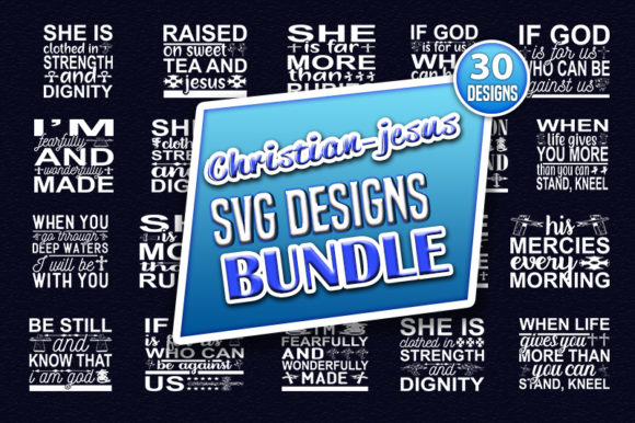 Christian Jesus Quotes Designs Bundle Graphic Crafts By CraftStudio