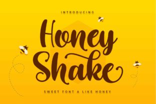 Honey Shake Script & Handwritten Font By ToniStudio 1