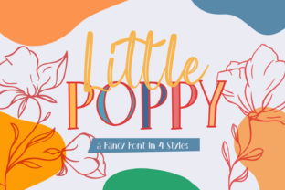 Little Poppy Font Corsivi Font Di TempCraft 1