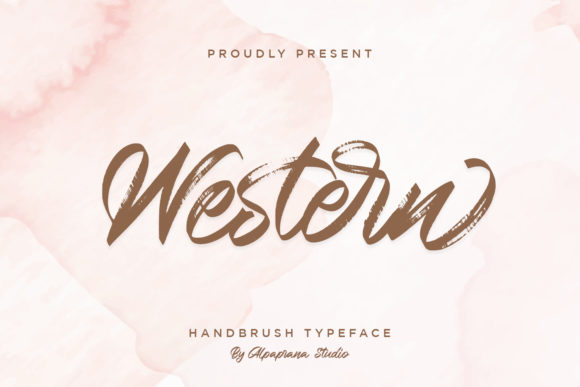 Western Script & Handwritten Font By alpapranastudio