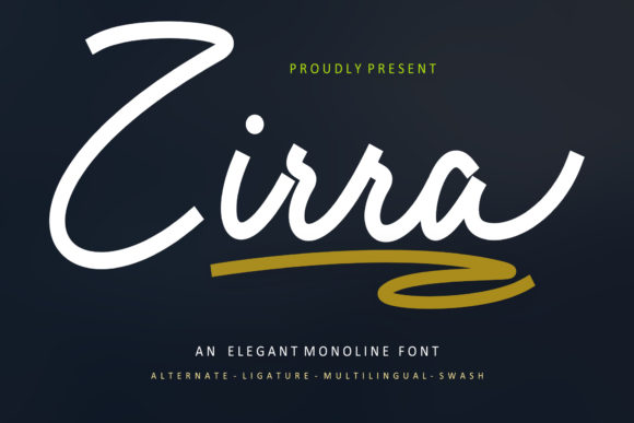 Zirra Script & Handwritten Font By Coretanletter