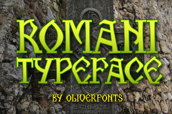 Romani Display Font By OLIVERFONTS