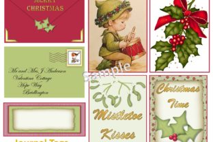 Christmas Backgrounds and Ephemera Graphic Backgrounds By The Paper Princess 9