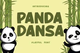 Panda Dansa Display Font By Typefar 1