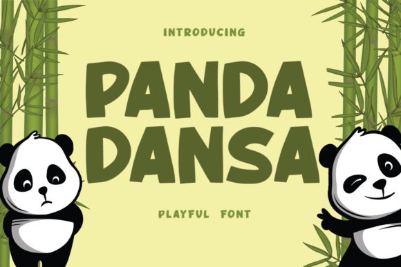Panda Dansa Display Font By Typefar