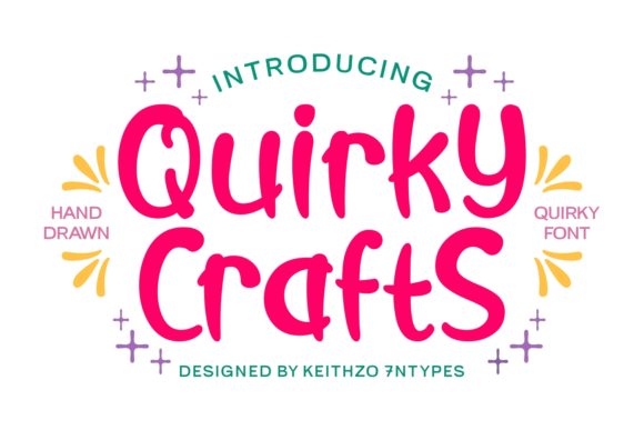 Quirky Crafts Script & Handwritten Font By Keithzo (7NTypes)