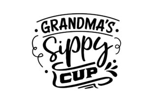 Grandma's Sippy Cup Illustration Artisanat Par Creative Divine