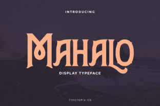 Mahalo Display Font By typotopia 1