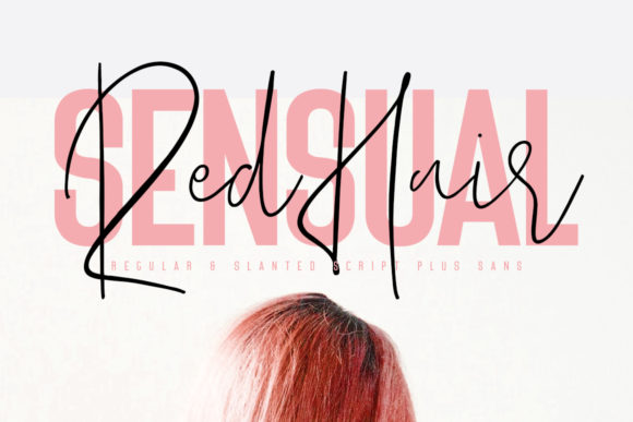 Red Hair Sensual Duo Script & Handwritten Font By Maulana Creative