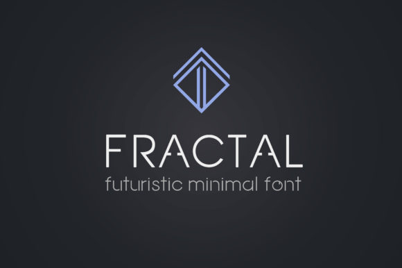 Fractal Sans Serif Font By Fractal font factory