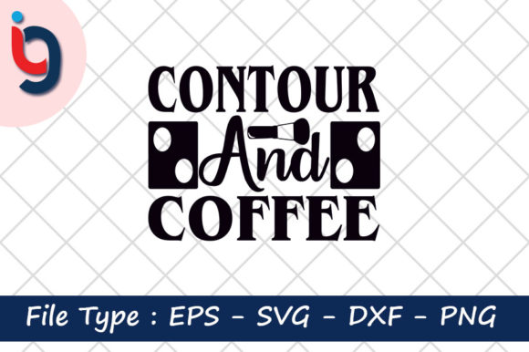 Makeup Design, Contour and Coffee Graphic Print Templates By Iyashin_graphics