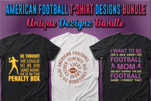 American Football T-shirt Designs Bundle Graphic T-shirt Designs By CraftStudio 9
