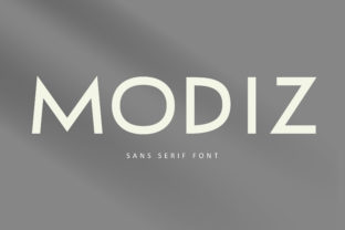 Modiz Sans Serif Font By fontherapy 1