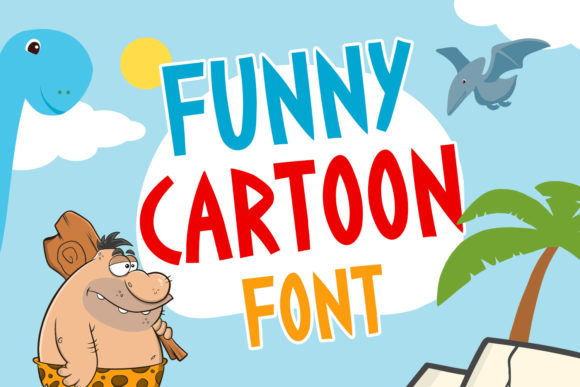 Funny Cartoon Display Font By OWPictures