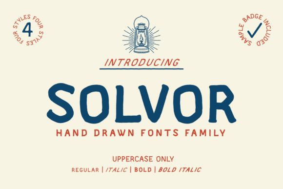 Solvor Display Font By Sand Plus