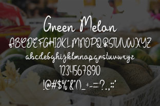 Green Melon Script & Handwritten Font By rangkaiaksara 5