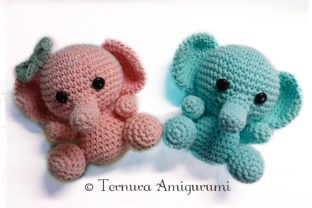 Crochet Pattern of Baby Elephant Graphic Crochet Patterns By ternuraamigurumi 1