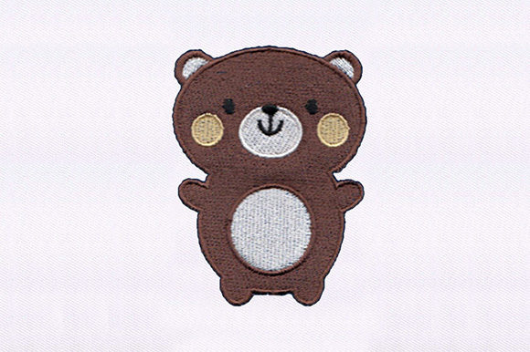 Brown Teddy Beer Teddy Bears Embroidery Design By DigitEMB
