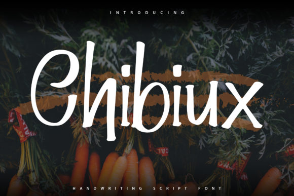 Chibiux Script & Handwritten Font By Vunira