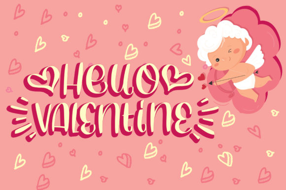 Hello Valentine Script Fonts Font Door goodigital