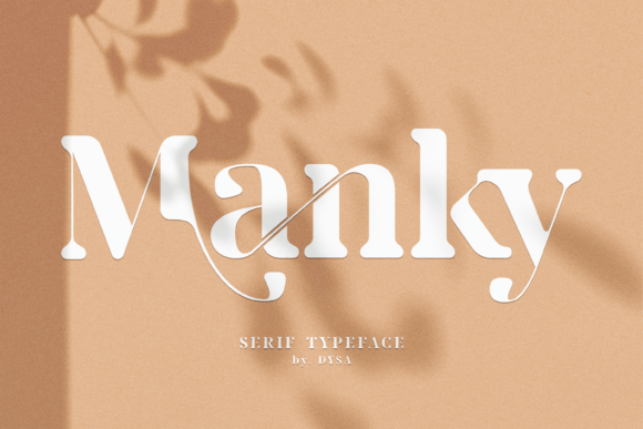 Manky Serif Font By DYSA Studio