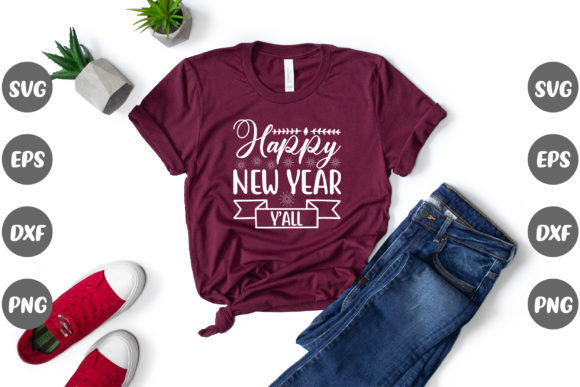 New Year Design, Happy New Year Y'all. Graphic Print Templates By Design Store Bd.Net