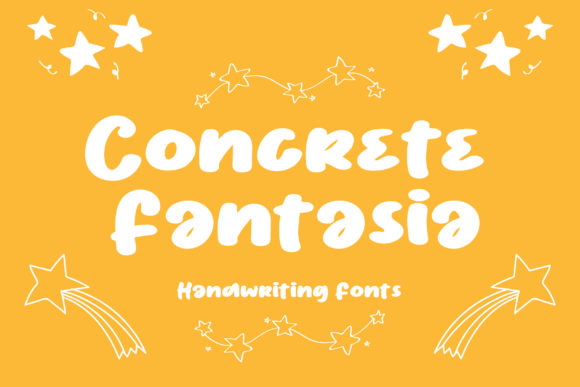 Concrete Fantasia Display-Schriftarten Schriftart Von Eifets