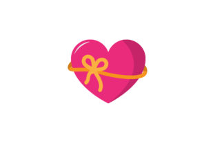 Gift of Love Valentine Icon Illustration Icônes Par TheChiliBricks