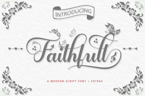 Faithfull Script & Handwritten Font By Black Studio