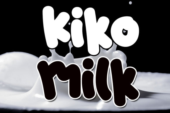 Kiko Milk Display Font By Eddygoodboy