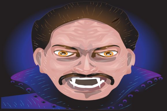 Male Vampire Character Illustration Graphic Illustrations By Karya Langit