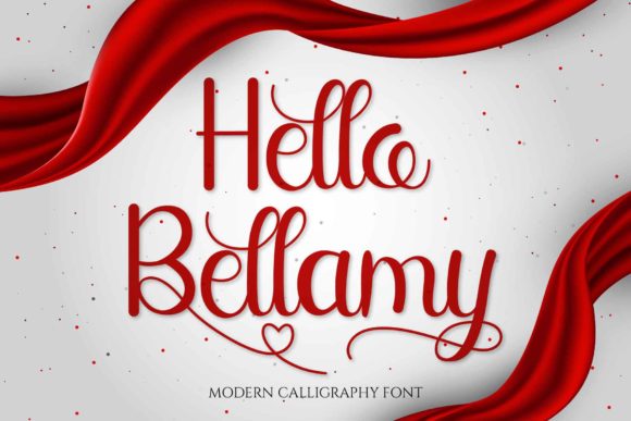 Hello Bellamy Script & Handwritten Font By Alfinart