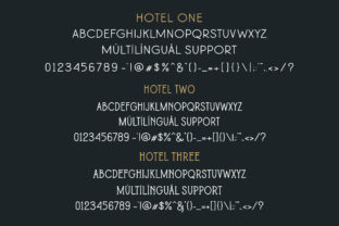 Hotel Sans Serif Font By fontherapy 8
