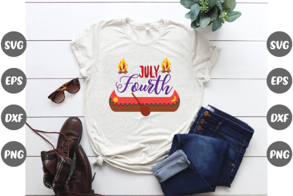 4Th of July Design, July Fourth. Graphic Print Templates By Fashion Store