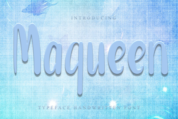 Maqueen Display Font By GiaLetter