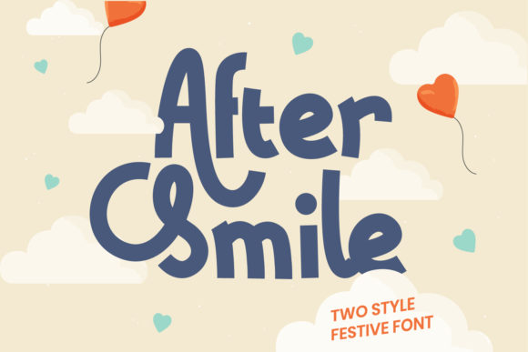 After Smile Display Font By Helotype
