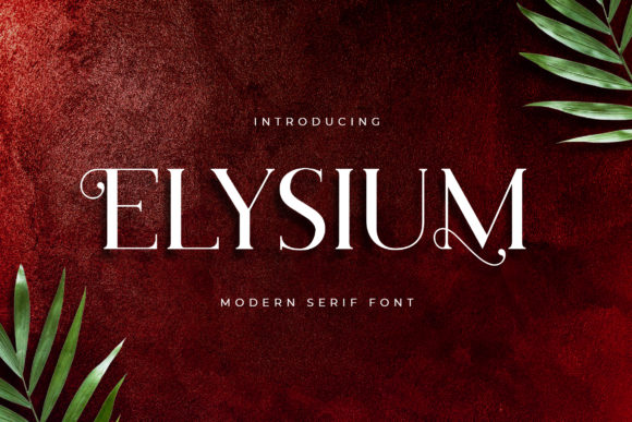 Elysium Serif Font By uicreativenet