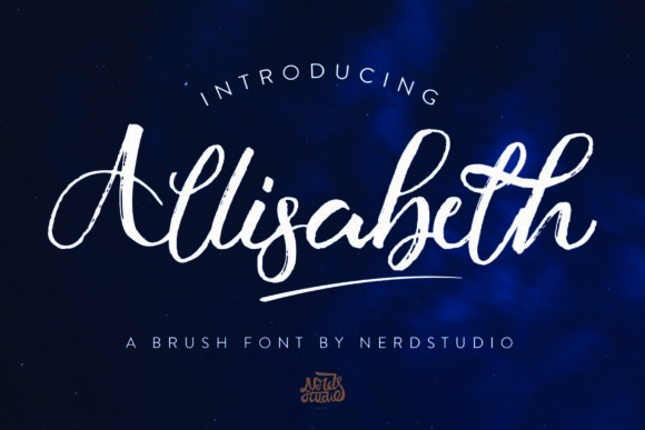 Allisabeth Script & Handwritten Font By Nerdstudio