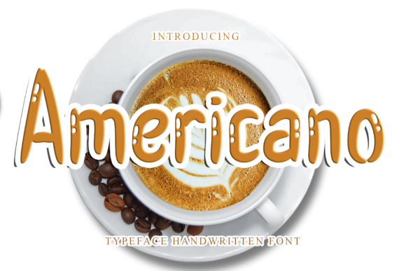 Americano Display Font By GiaLetter